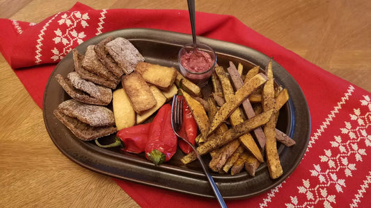 Sweet Potato Fries with Purity berry-herb mix - Natural Nordic